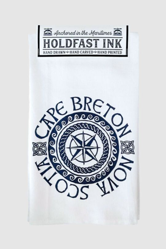 Cape Breton Compass Rose Tea Towel