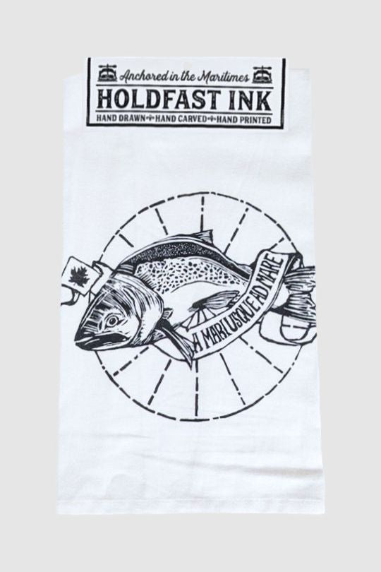 Canadian Salmon Tea Towel