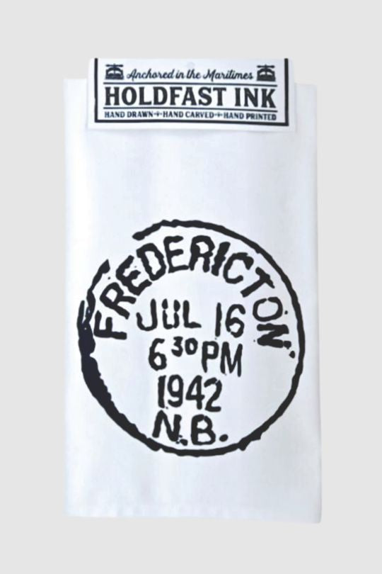 Fredericton Vintage Postmark Tea Towel