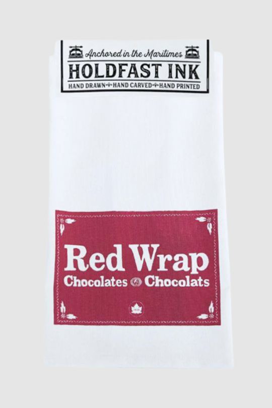 Ganong Red Wrap Tea Towel