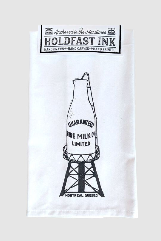 Guaranteed Pure Milk Water Tower Tea Towel