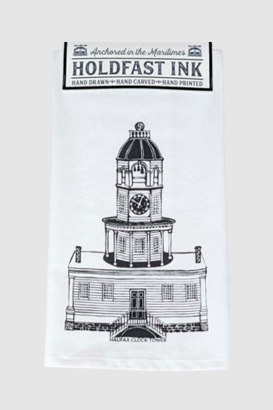 Halifax Clock Tower Tea Towel