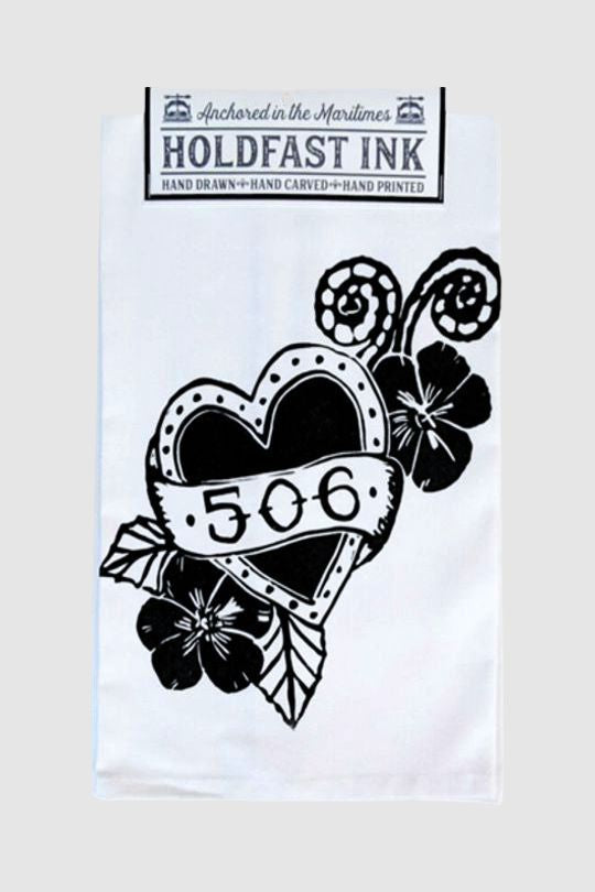 506 Heart Tattoo Tea Towel