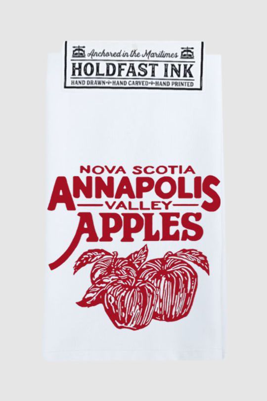 Annapolis Valley Apples Tea Towel
