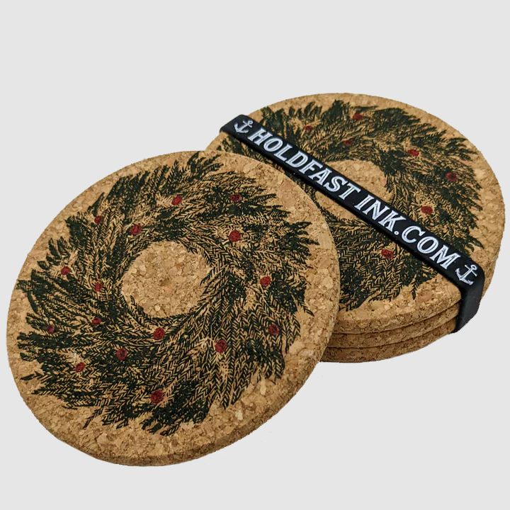 Balsam Wreath Coasters