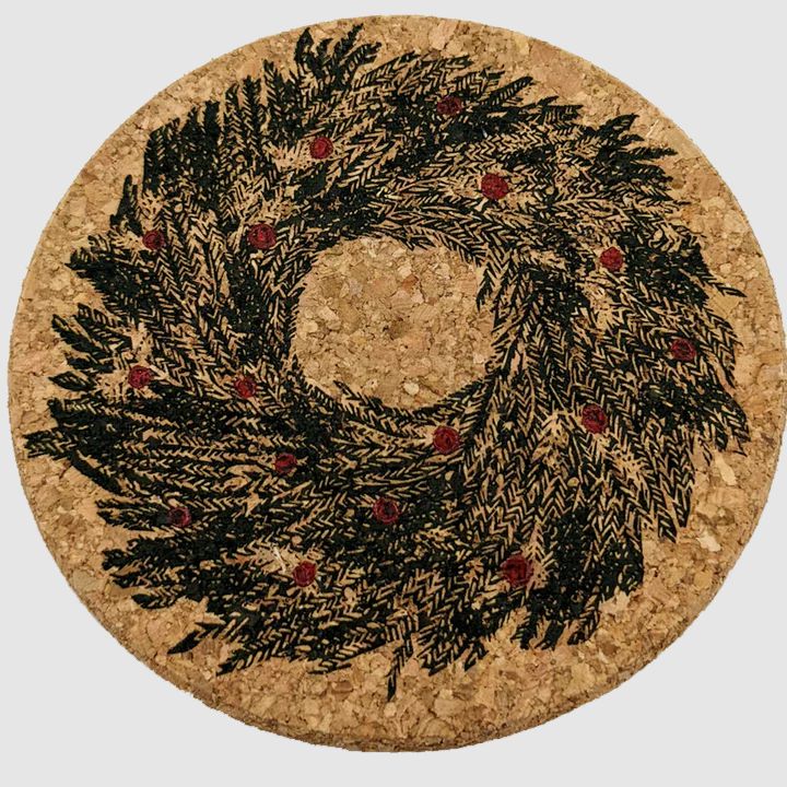Balsam Wreath Coasters