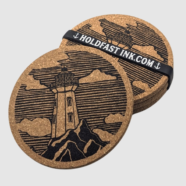 Bay Lighthouse Coasters