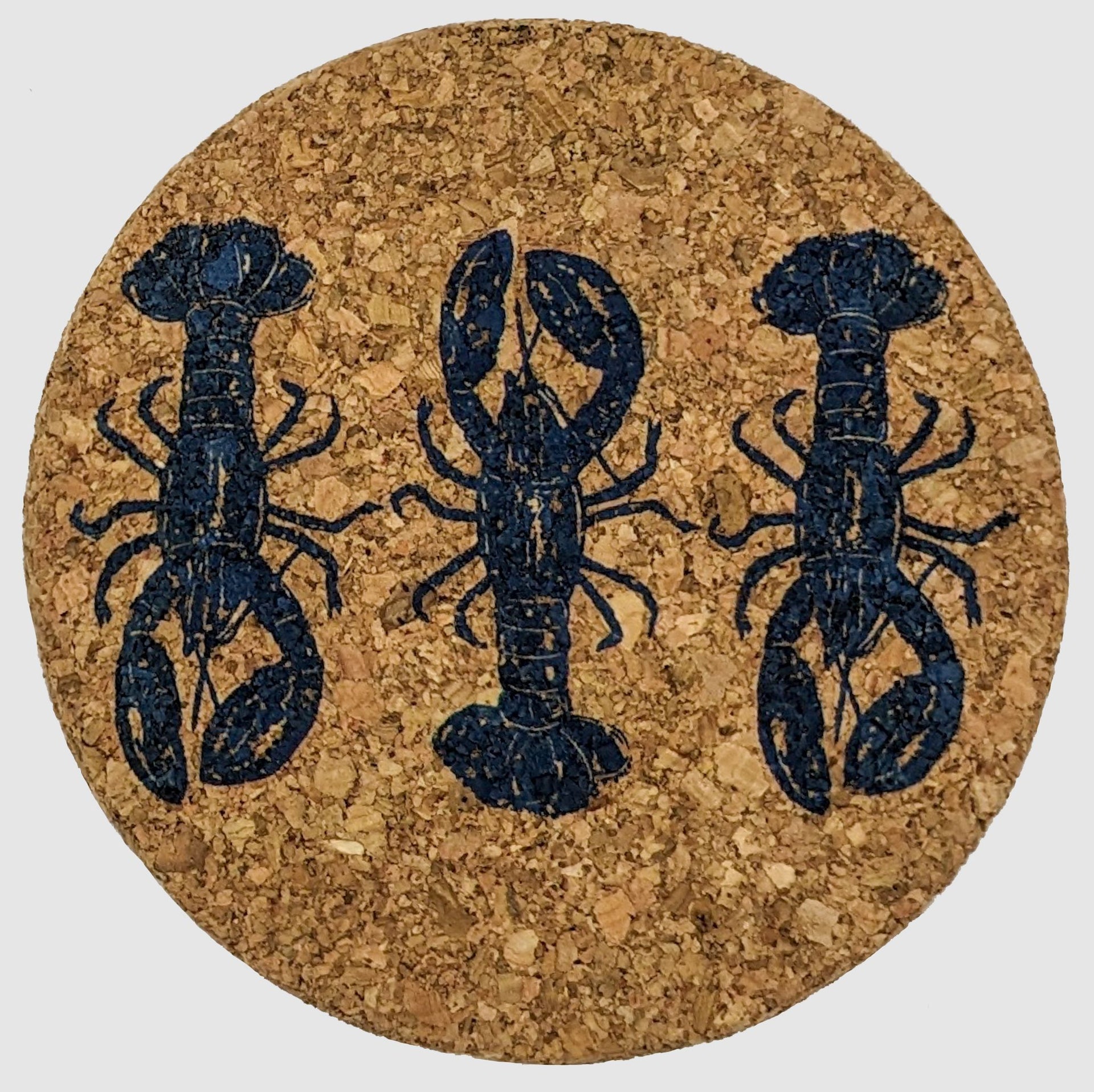 Blue Lobster Trio Coasters