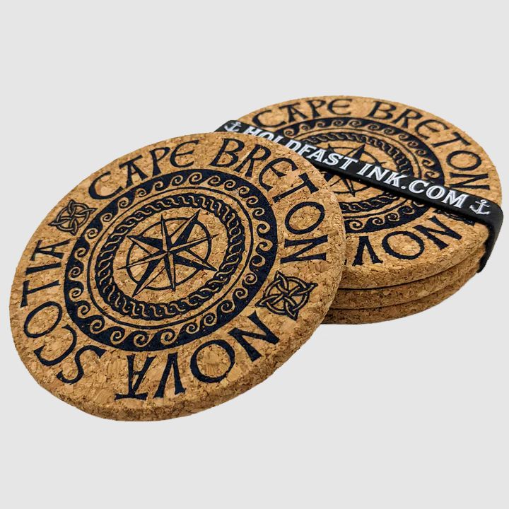 Cape Breton Compass Rose Coasters