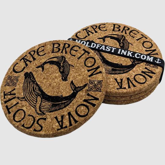 Cape Breton Humpback Whale Pair Coasters