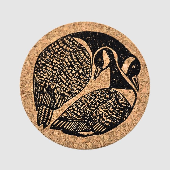 Canada Geese Pair Coasters