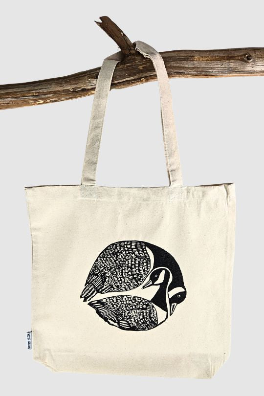 Canada Geese Pair Tote Bag