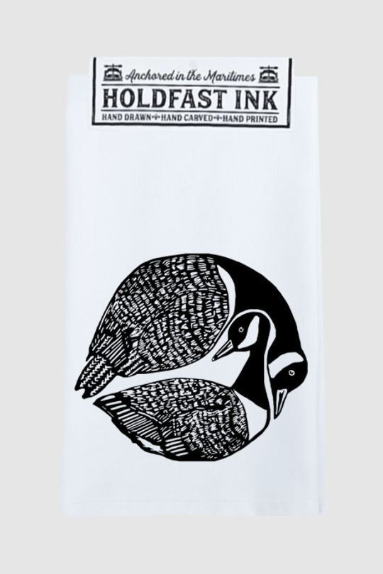 Canada Geese Pair Tea Towel