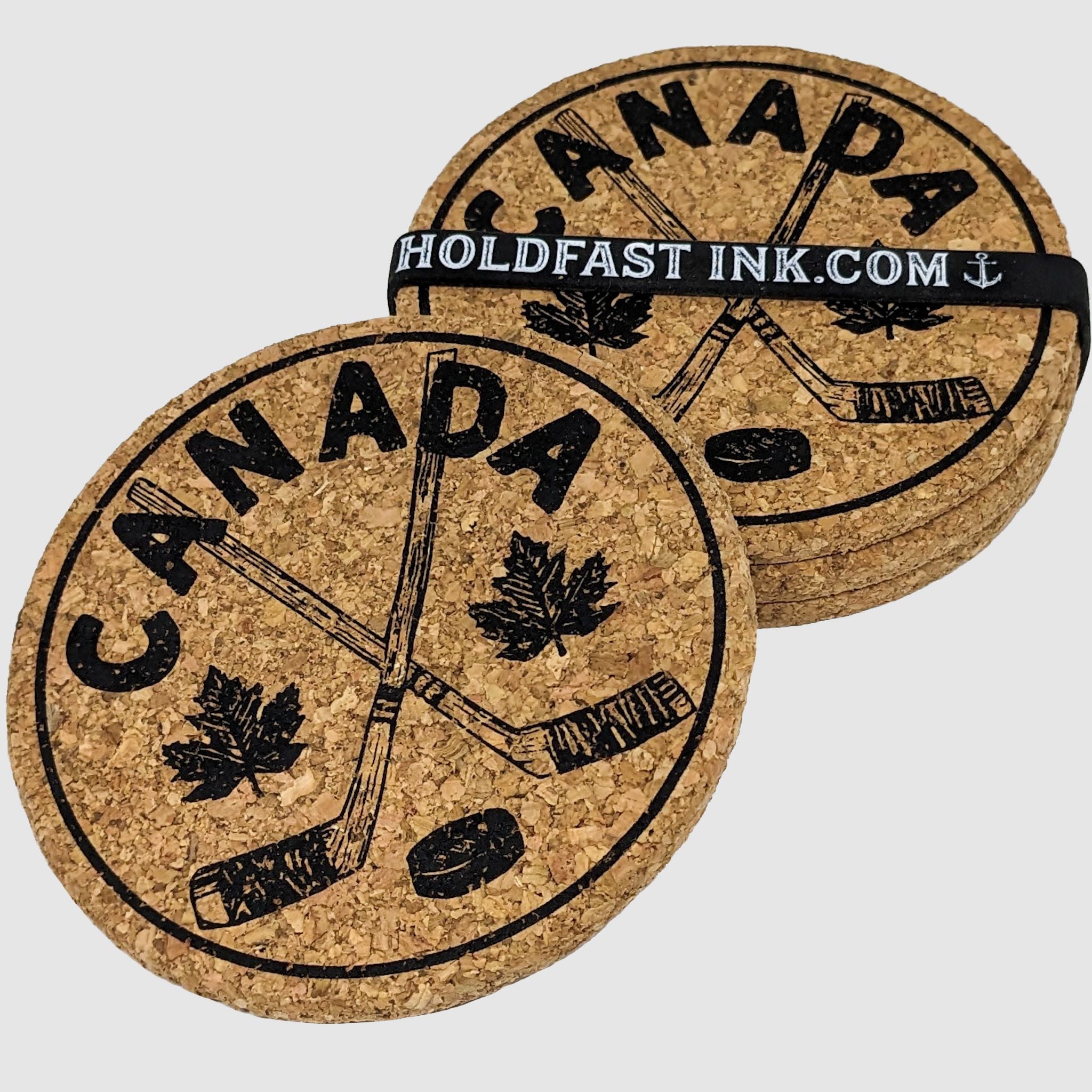 Canada Hockey Coasters