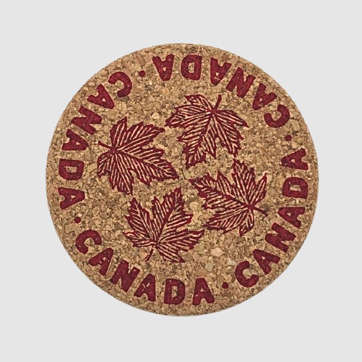 Canada Leaves Quad Coasters