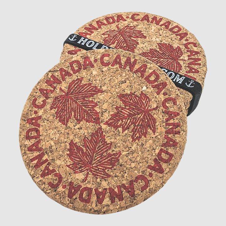 Canada Maple Leaves Trio Coasters