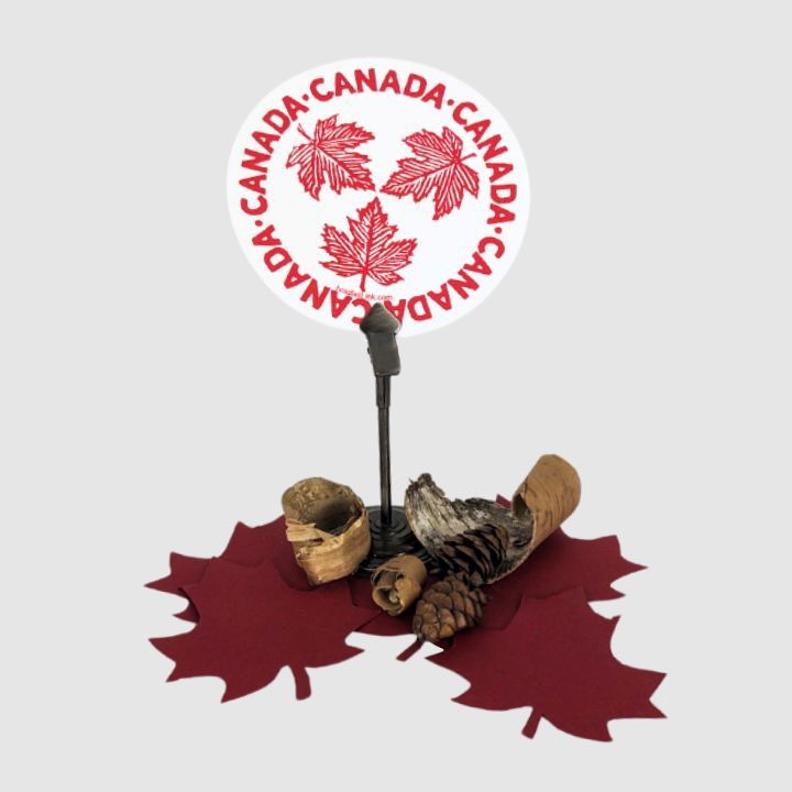 Canada Maple Leaves Trio Sticker