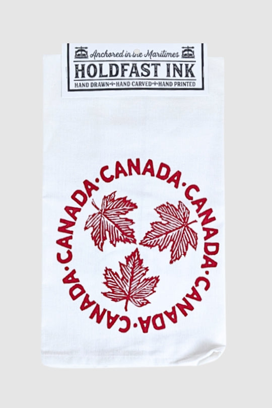 Canada Maple Leaves Trio Tea Towel