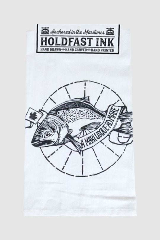 Canadian Salmon Tea Towel