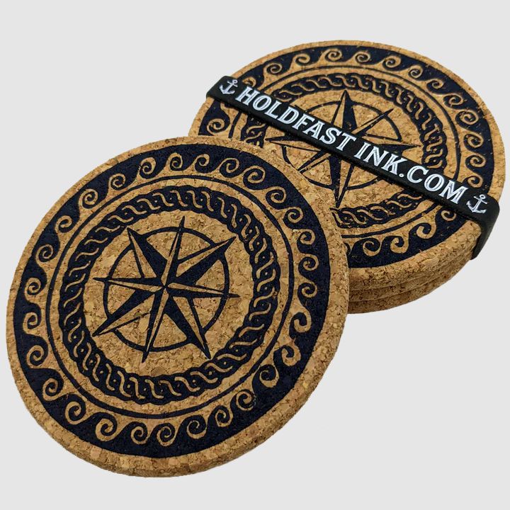 Compass Rose Coasters