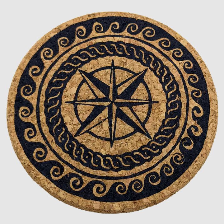 Compass Rose Coasters
