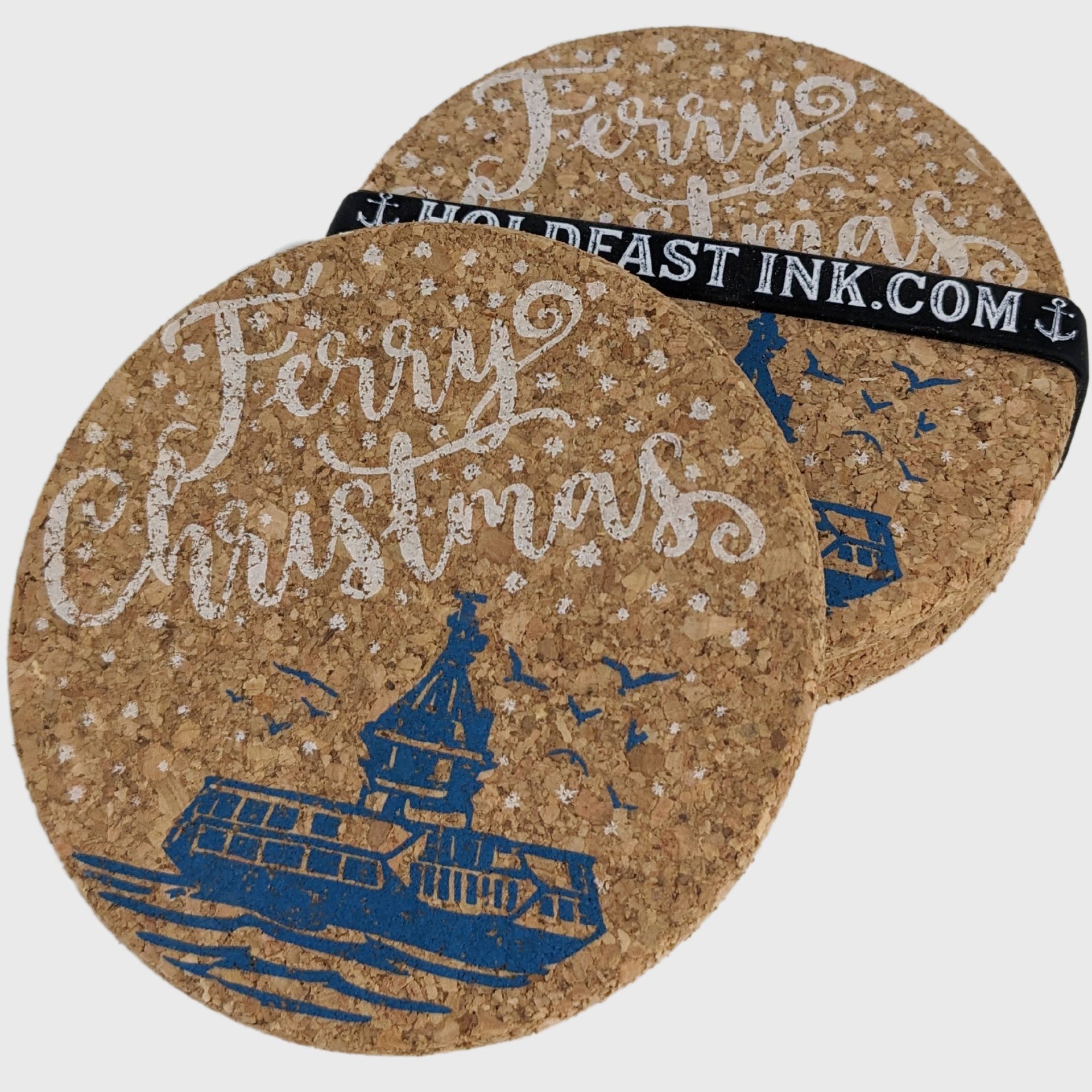 Ferry Christmas Coasters