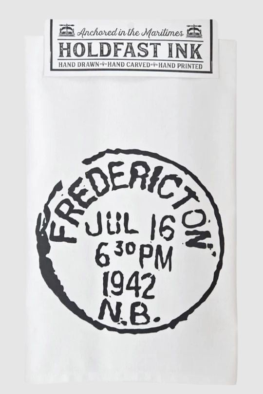 Fredericton Vintage Postmark Tea Towel