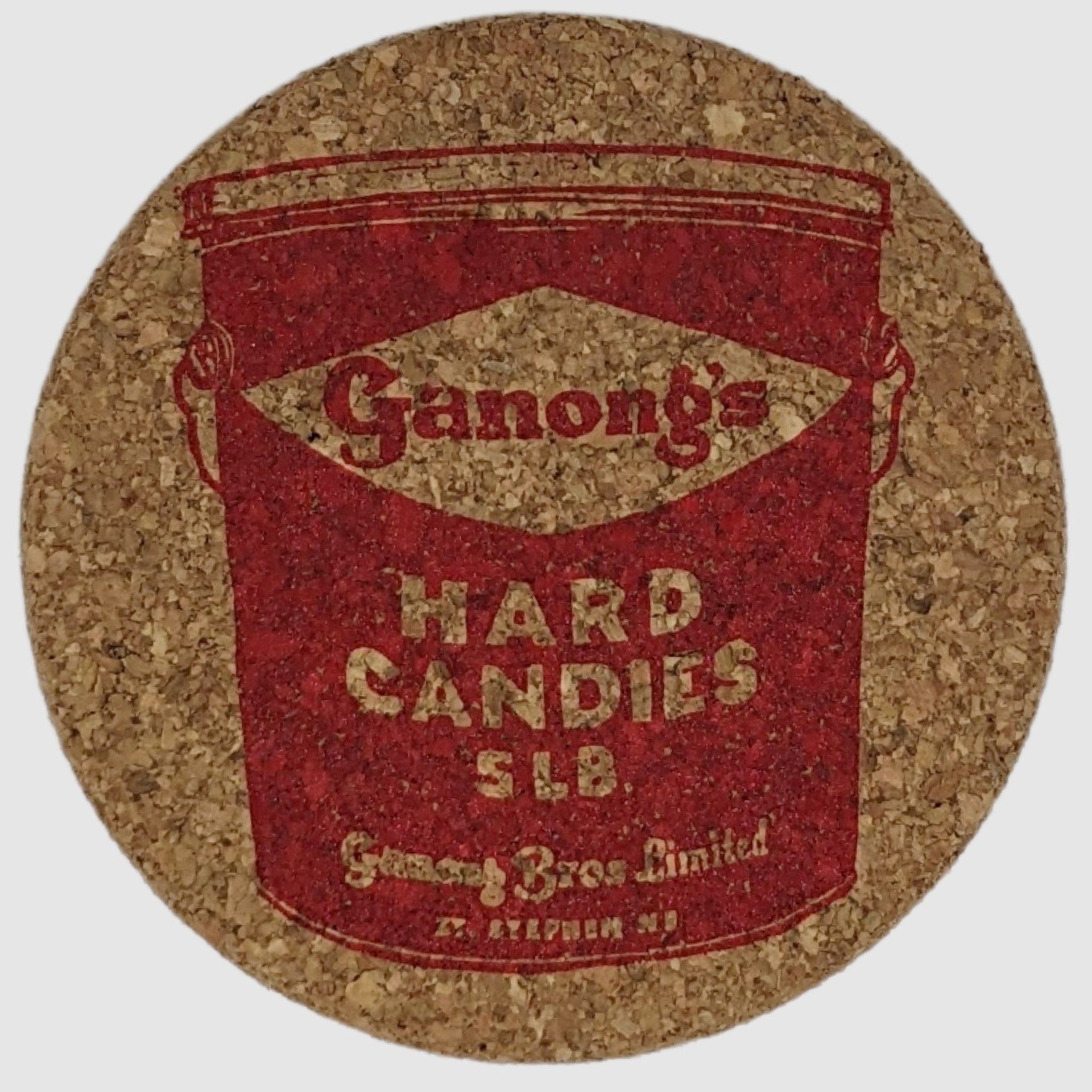 Vintage Ganong Tin Coasters