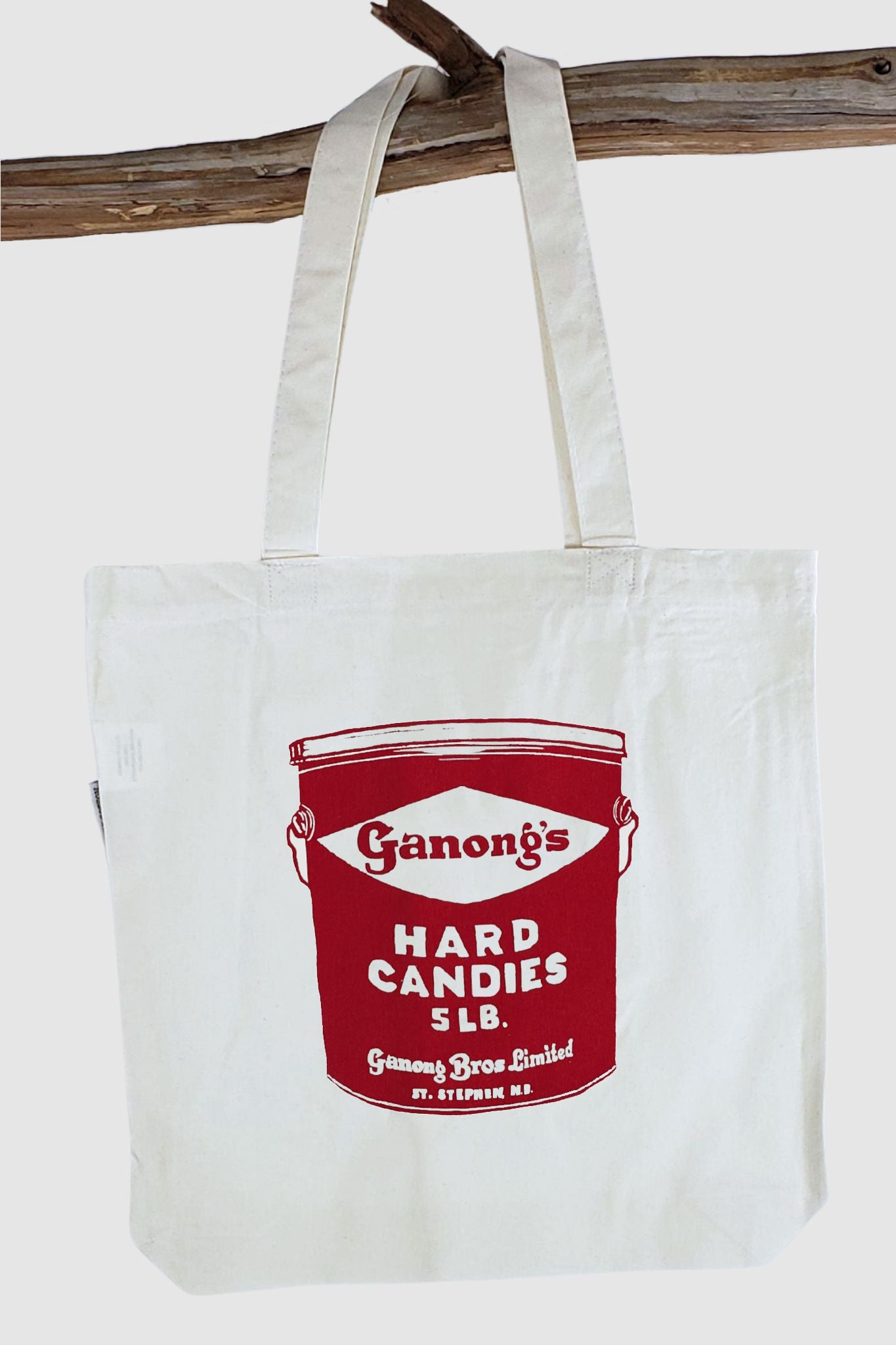 Vintage Ganong Tin Tote Bag