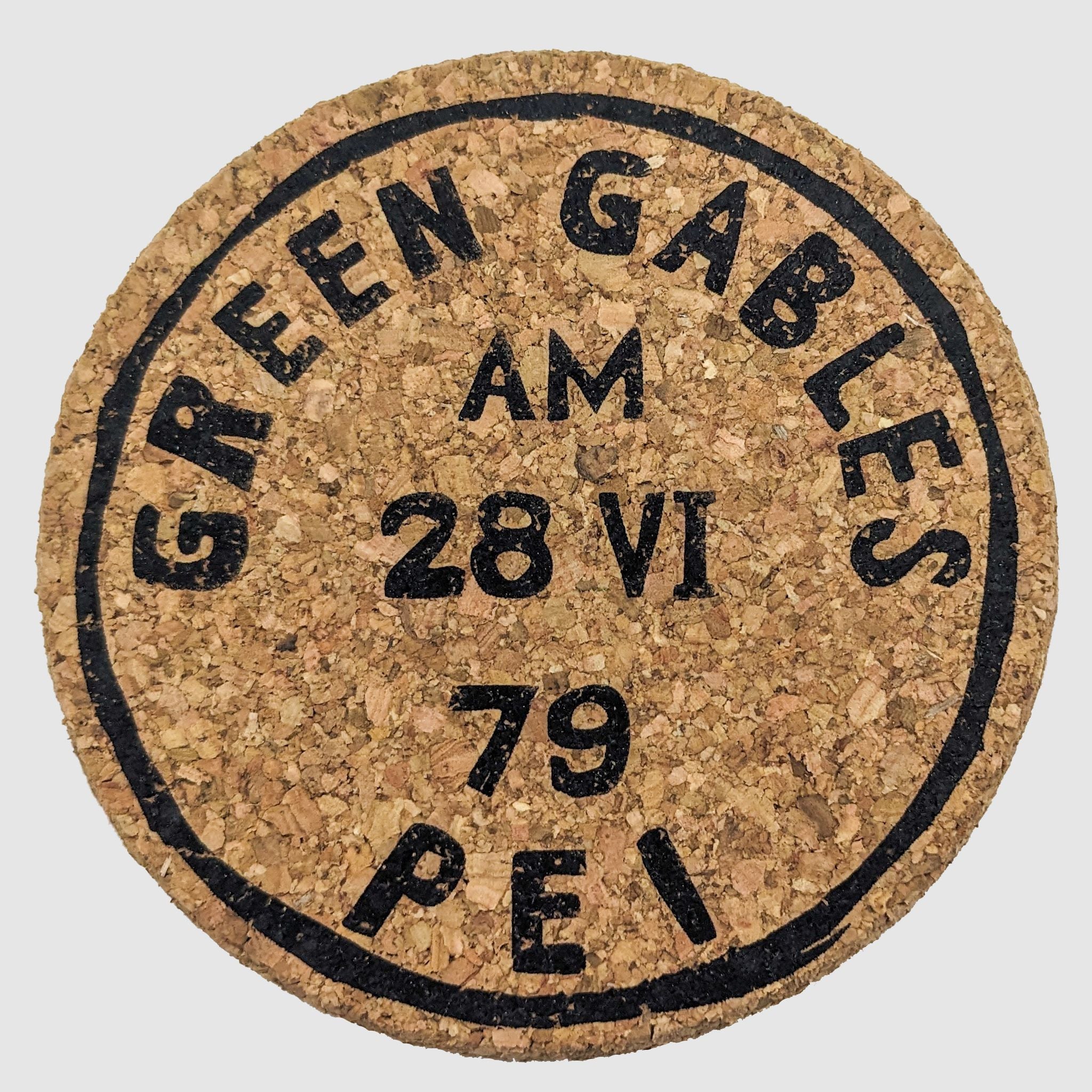 Green Gables Vintage Postmark Coasters