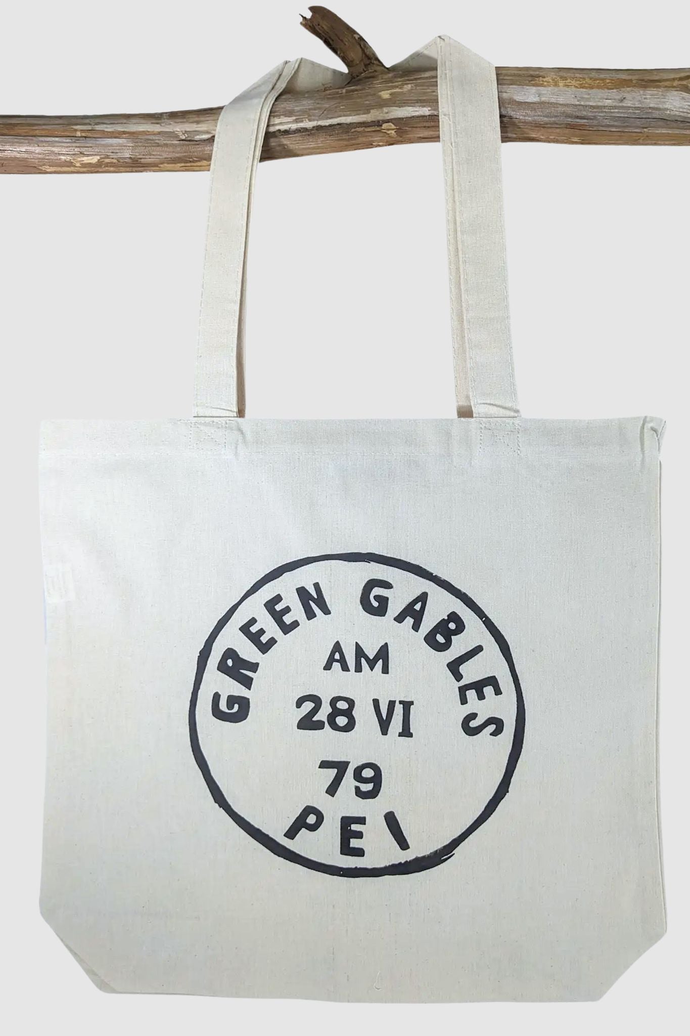Green Gables Vintage Postmark Tote Bag