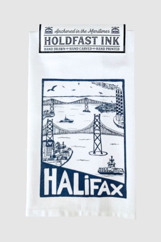 Halifax Bridges Tea Towel