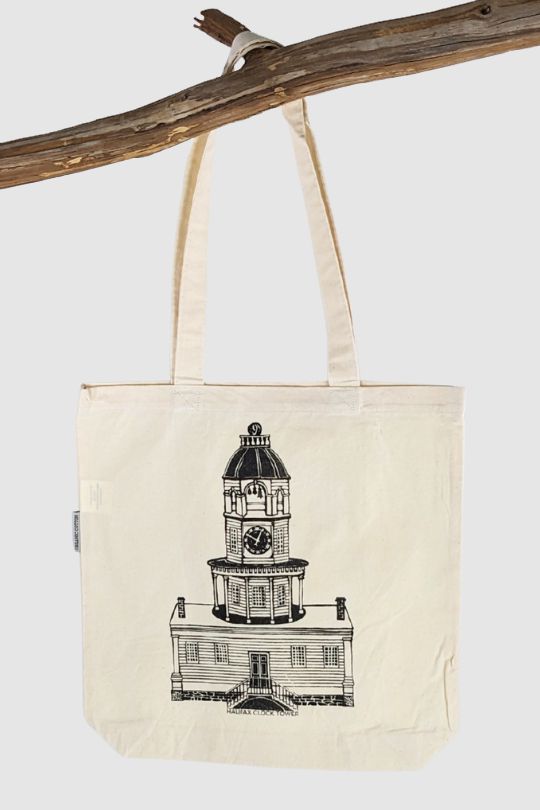 Halifax Clock Tower Tote Bag