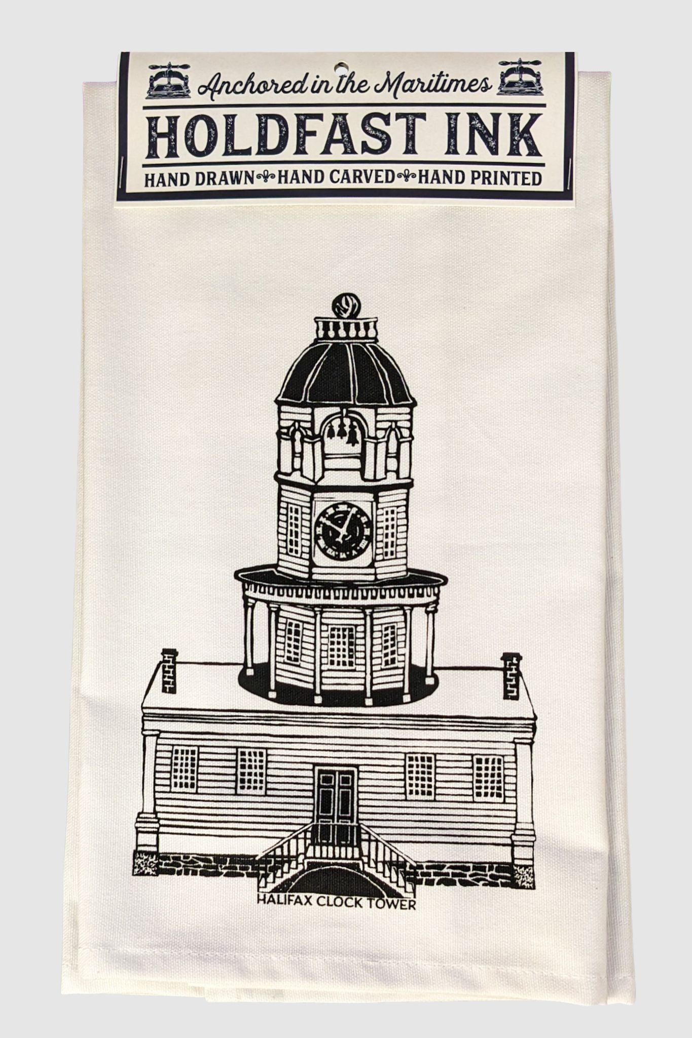 Halifax Clock Tower Tea Towel