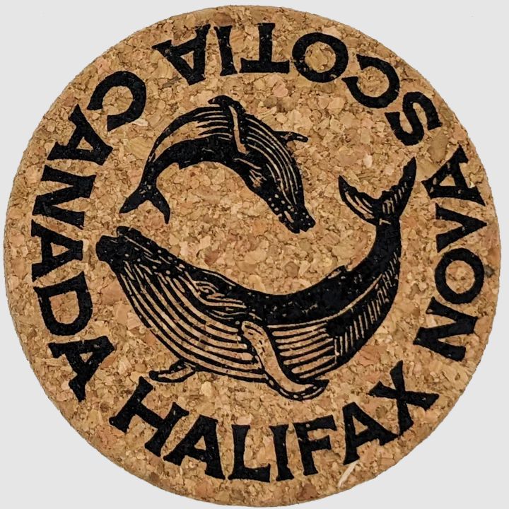 Halifax Humpback Whale Pair Coasters