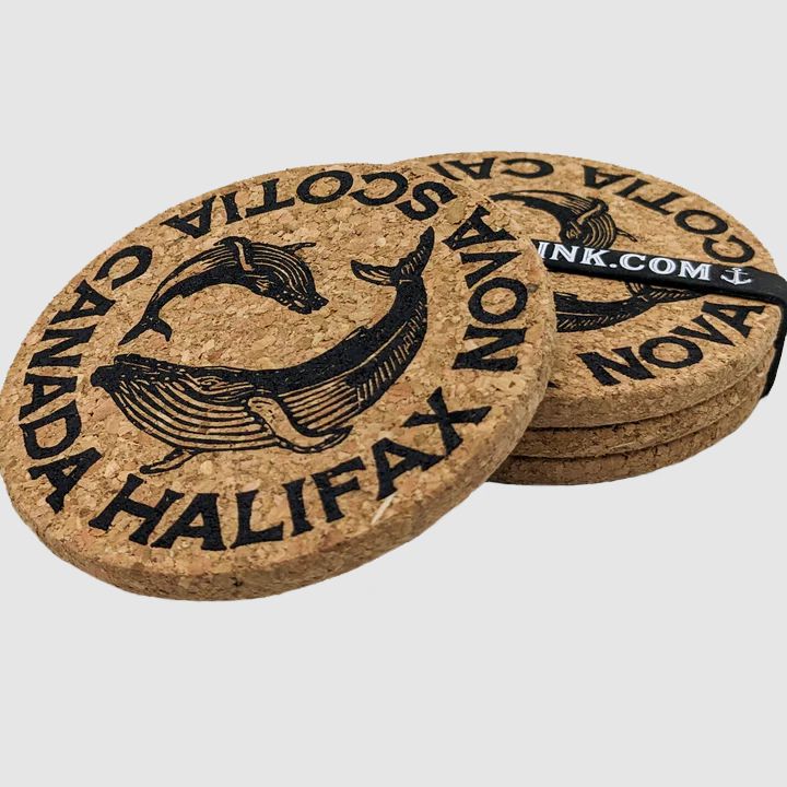Halifax Humpback Whale Pair Coasters