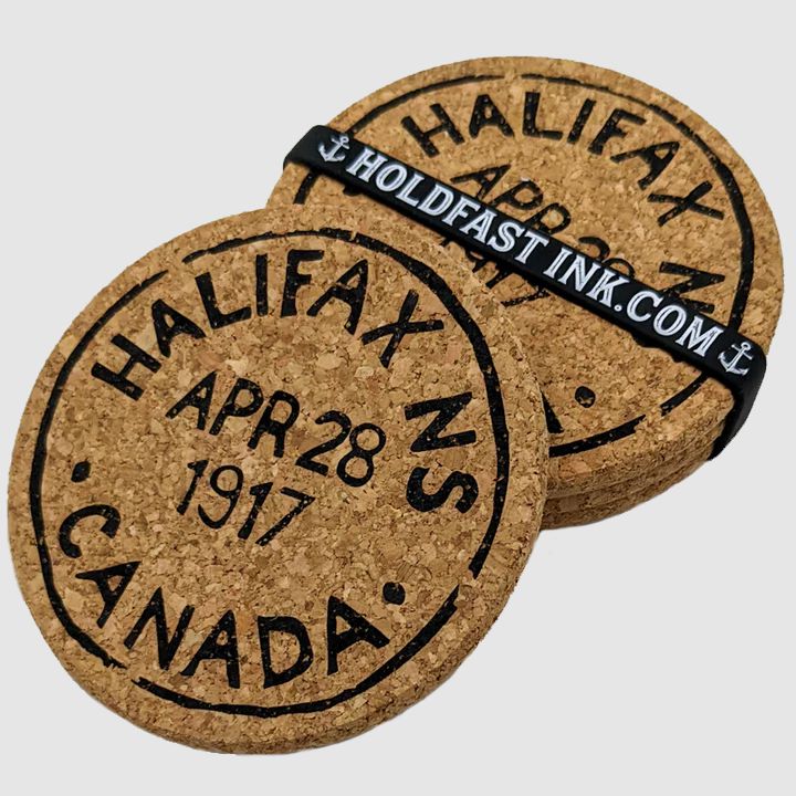 Halifax Vintage Postmark Coasters