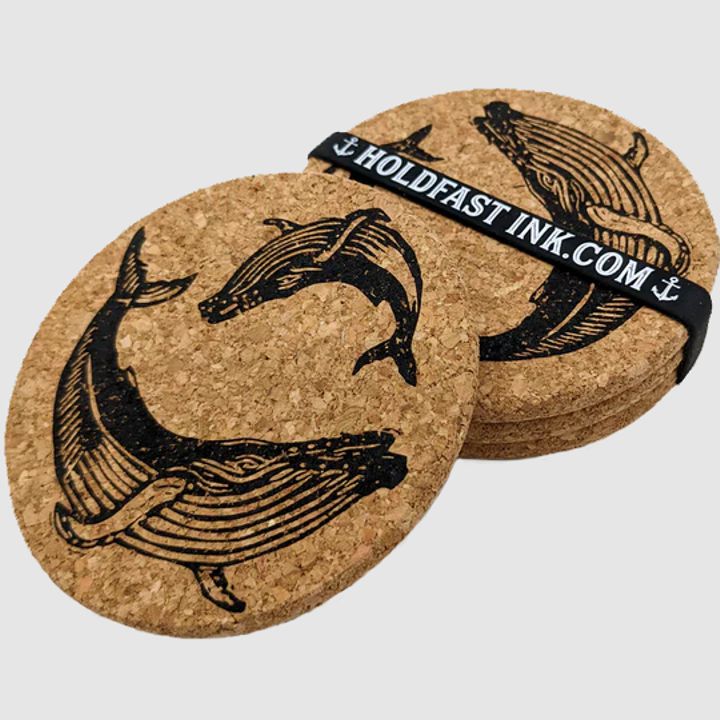 Humpback Whale Pair Coasters