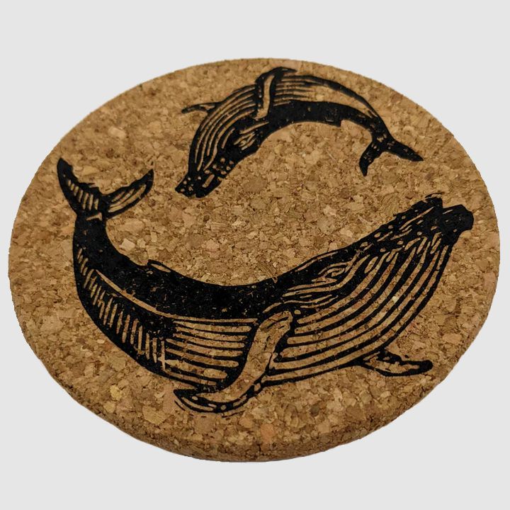Humpback Whale Pair Coasters