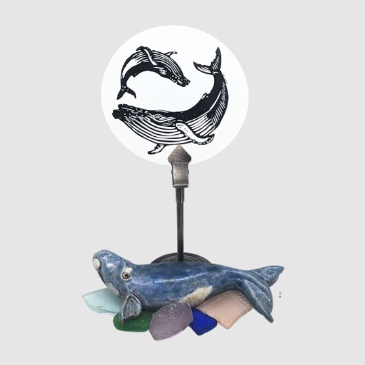 Humpback Whale Pair Sticker