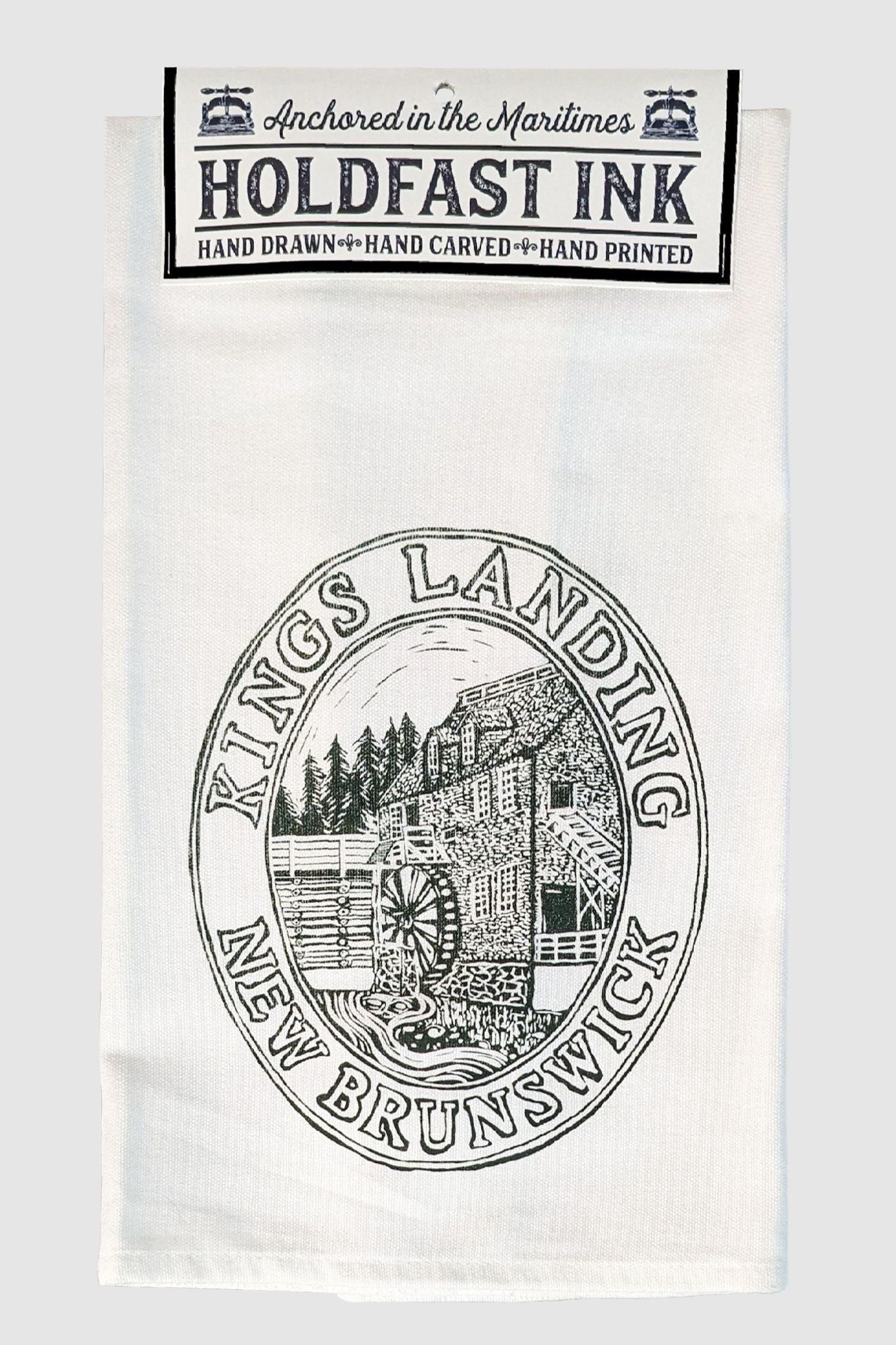Kings Landing Sawmill Tea Towel