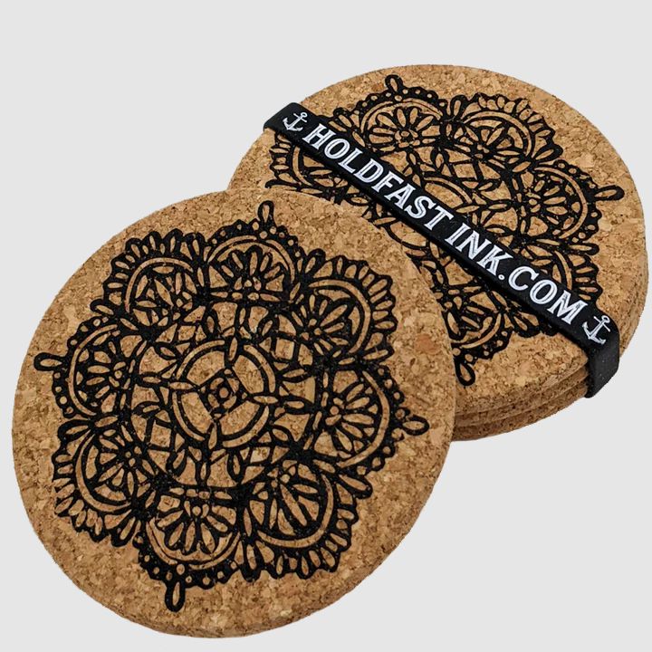 Vintage Lace Doily Coasters