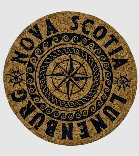 Lunenburg Compass Rose Coasters