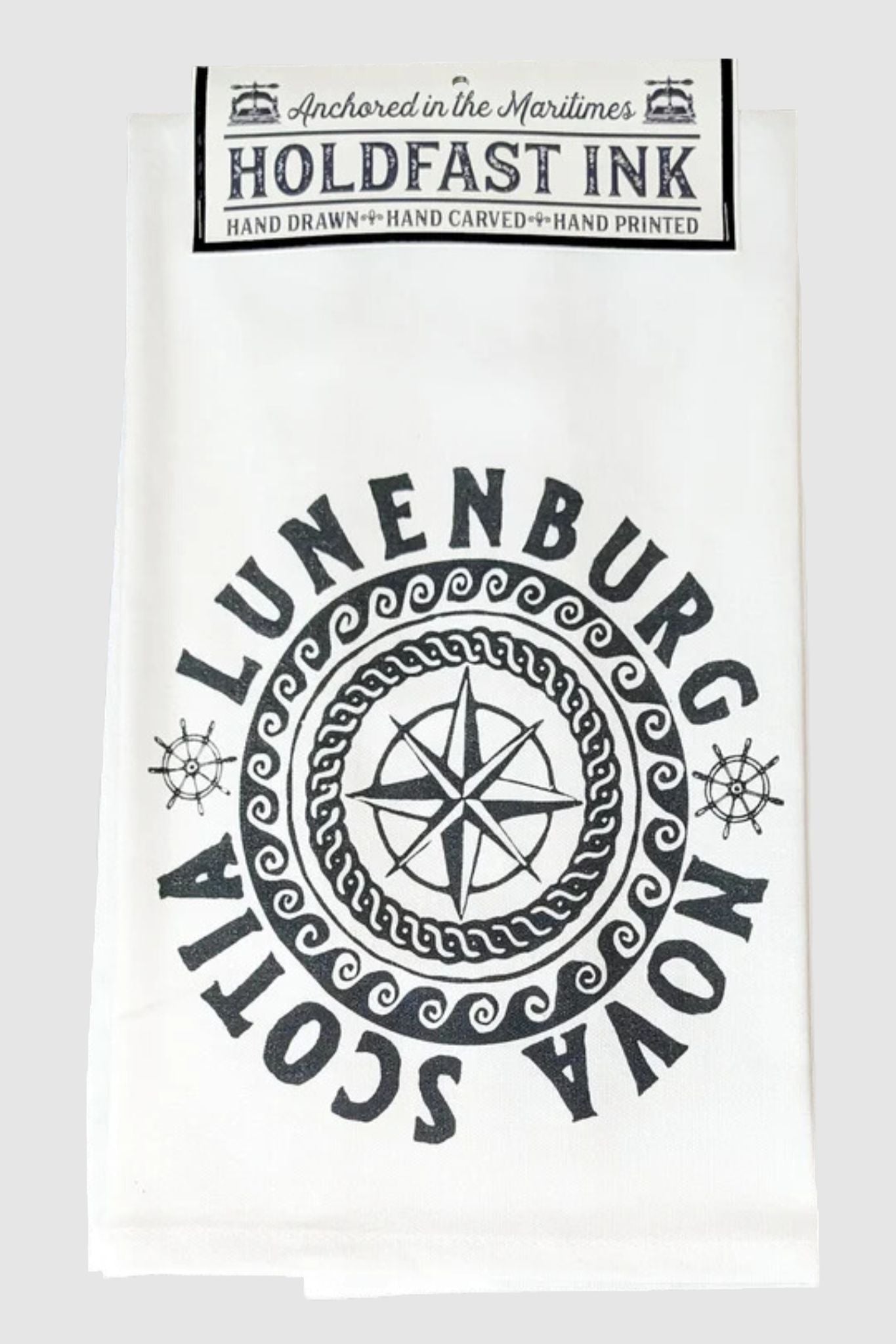 Lunenburg Compass Rose Tea Towel