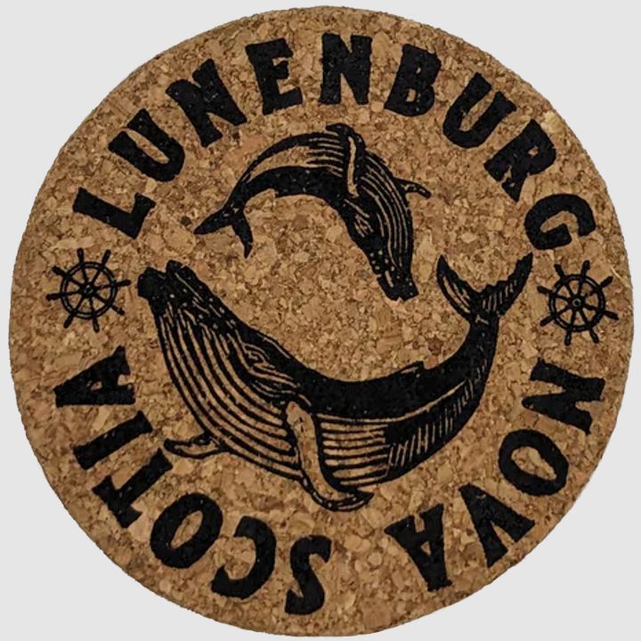 Lunenburg Humpback Whale Pair Coasters