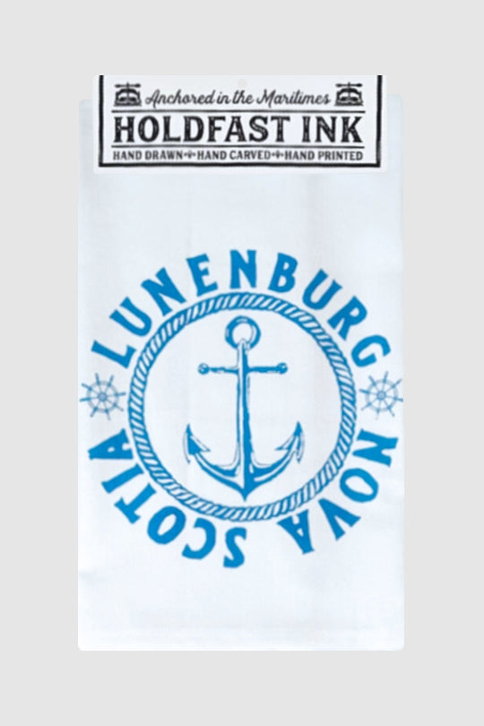 Lunenburg Rope Anchor Tea Towel