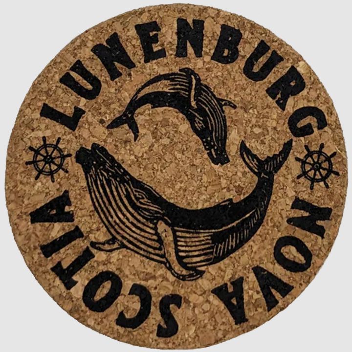 Lunenburg Whale Pair Coasters