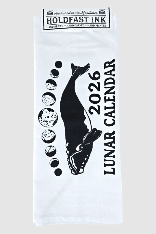 2026 Lunar Calendar Tea Towel