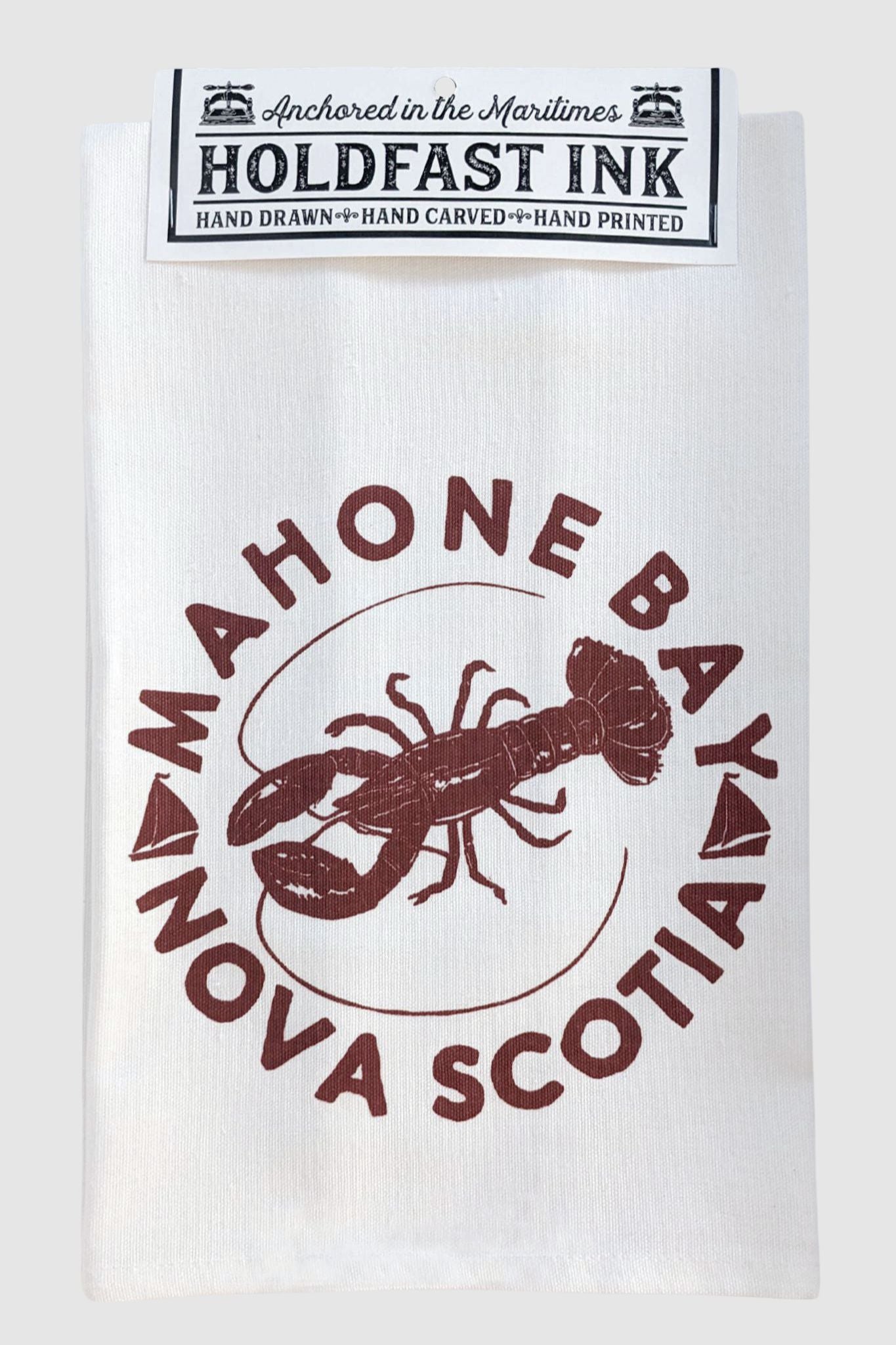 Mahone Bay Lobster Tea Towel