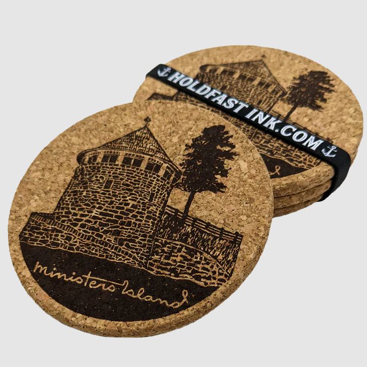 Ministers Island Bathhouse Coasters